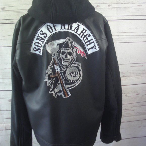 Sons Of Anarchy Hooded Jacket Size S - Picture 2 of 6